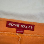 Miss Sixty Orange Mini Skirt M
