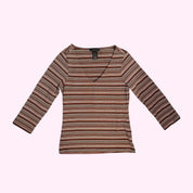 Striped Long Sleeve Top S