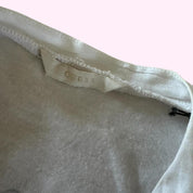 White Butterfly Tank Top S