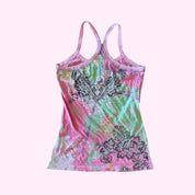 Pink Graphic Tank Top M