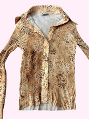Authentic Style Flared Sleeve Top S