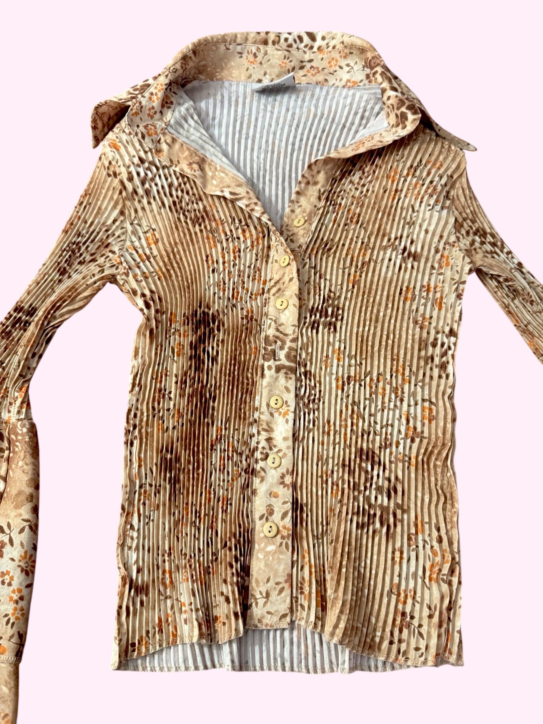 Authentic Style Flared Sleeve Top S
