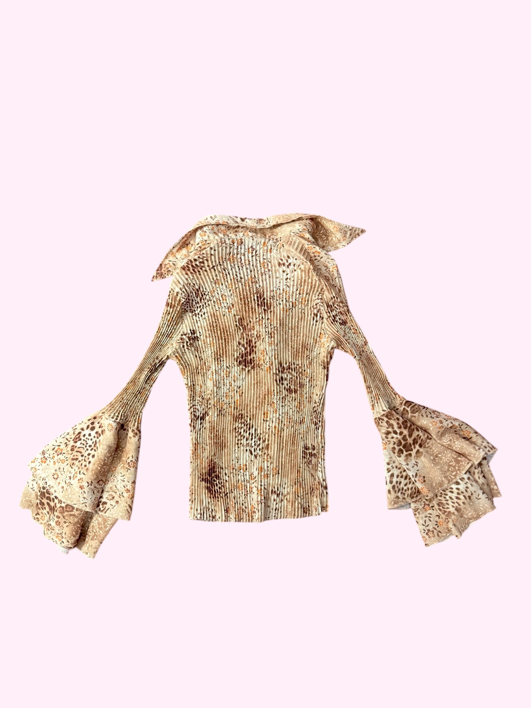 Authentic Style Flared Sleeve Top S