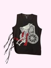 Custo Barcelona Black Sleeveless Tank Top S