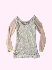 Miss Sixty Mesh Lace Long Sleeve S