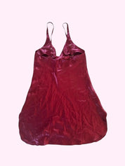 Silk Mini Dress Slip M