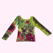 Graphic Long Sleeve Top M